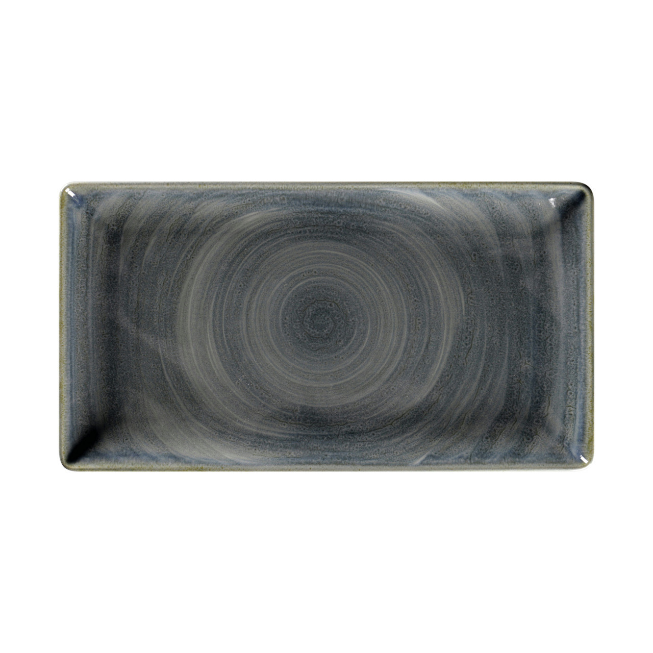 Spot, Teller rechteckig 338 x 183 mm jade blue